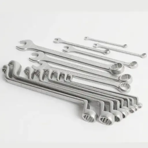 [13.120.180.6.22.CB] UNIOR - SET OF COMBINATION WRENCHES AND RING WRENCHES